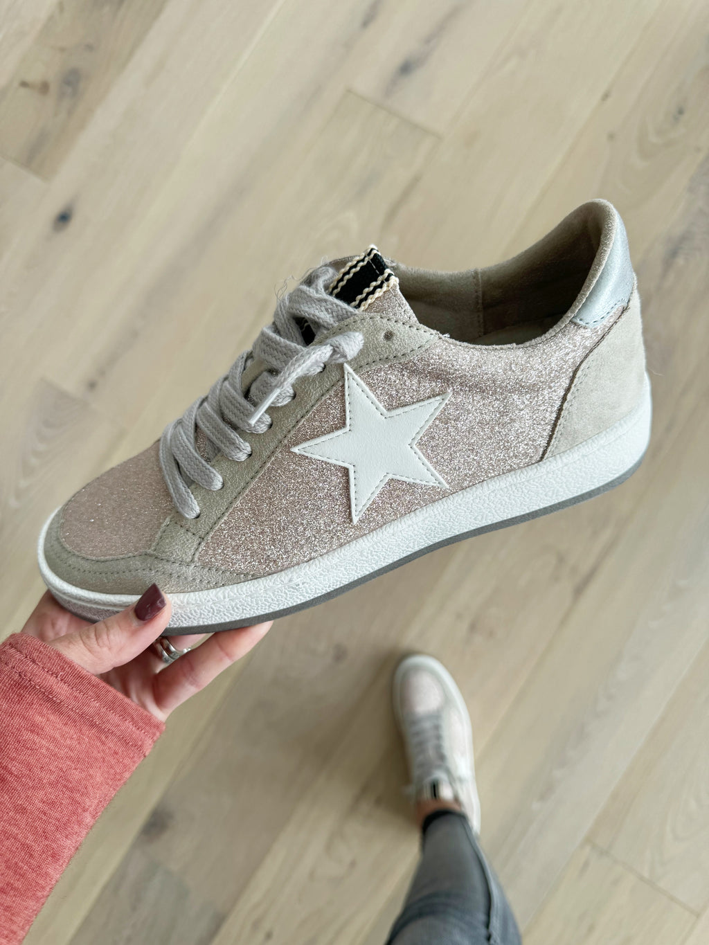 Shushop Paz Sneakers in Champagne