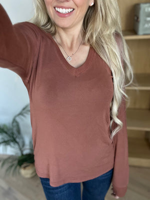 Thread & Supply Shannon Top in Cognac