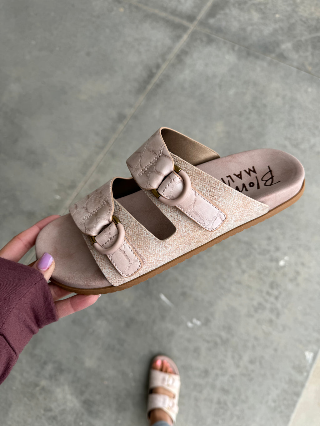 Blowfish Cardinal Sandals in Rose Gold