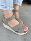 Very G Brista Sandals in Khaki