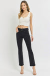 Risen High Rise Wide Waistband Ankle Bootcut Jeans