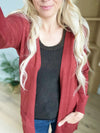 Connections Cardigan in Brick
