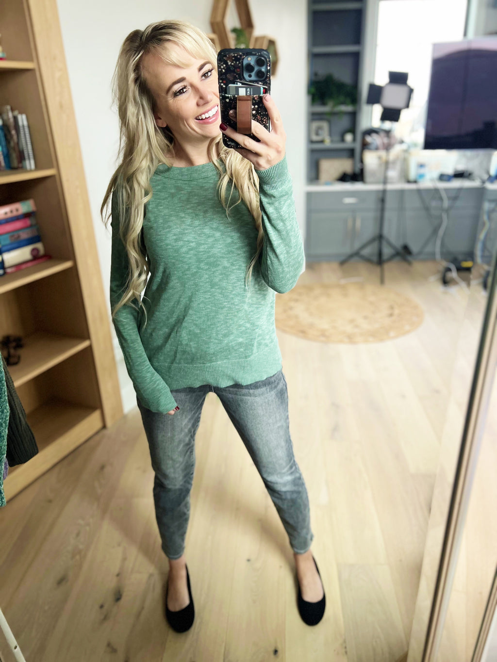 The Eloise Sweater in Spruce