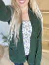 Weekend Plans Cardigan in Forest