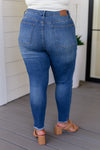 Judy Blue High Rise Tummy Control Side Slit Skinny Jeans