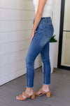 Judy Blue High Rise Tummy Control Side Slit Skinny Jeans