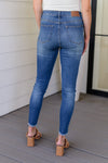 Judy Blue High Rise Tummy Control Side Slit Skinny Jeans