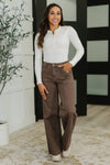 Judy Blue High Rise Retro Wide Leg Yarn Dyed Jeans