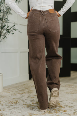 Judy Blue High Rise Retro Wide Leg Yarn Dyed Jeans