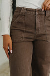 Judy Blue High Rise Retro Wide Leg Yarn Dyed Jeans