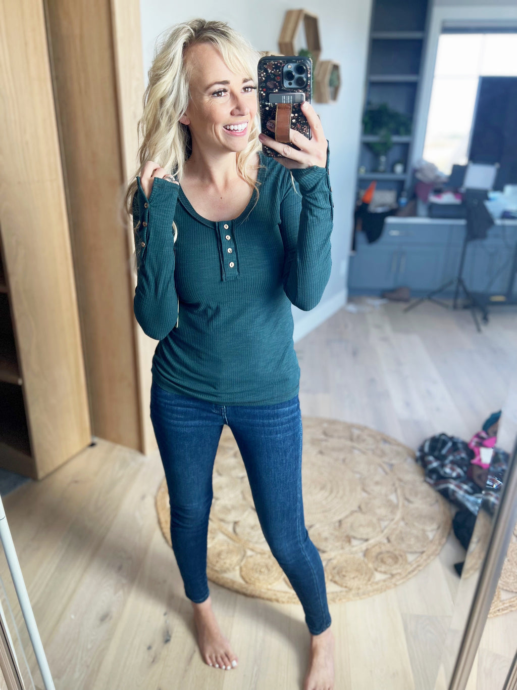 Leah Top in Forest