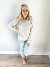 See You Soon Sweater in Oatmeal
