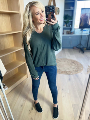 Just Say So Long Sleeve Top