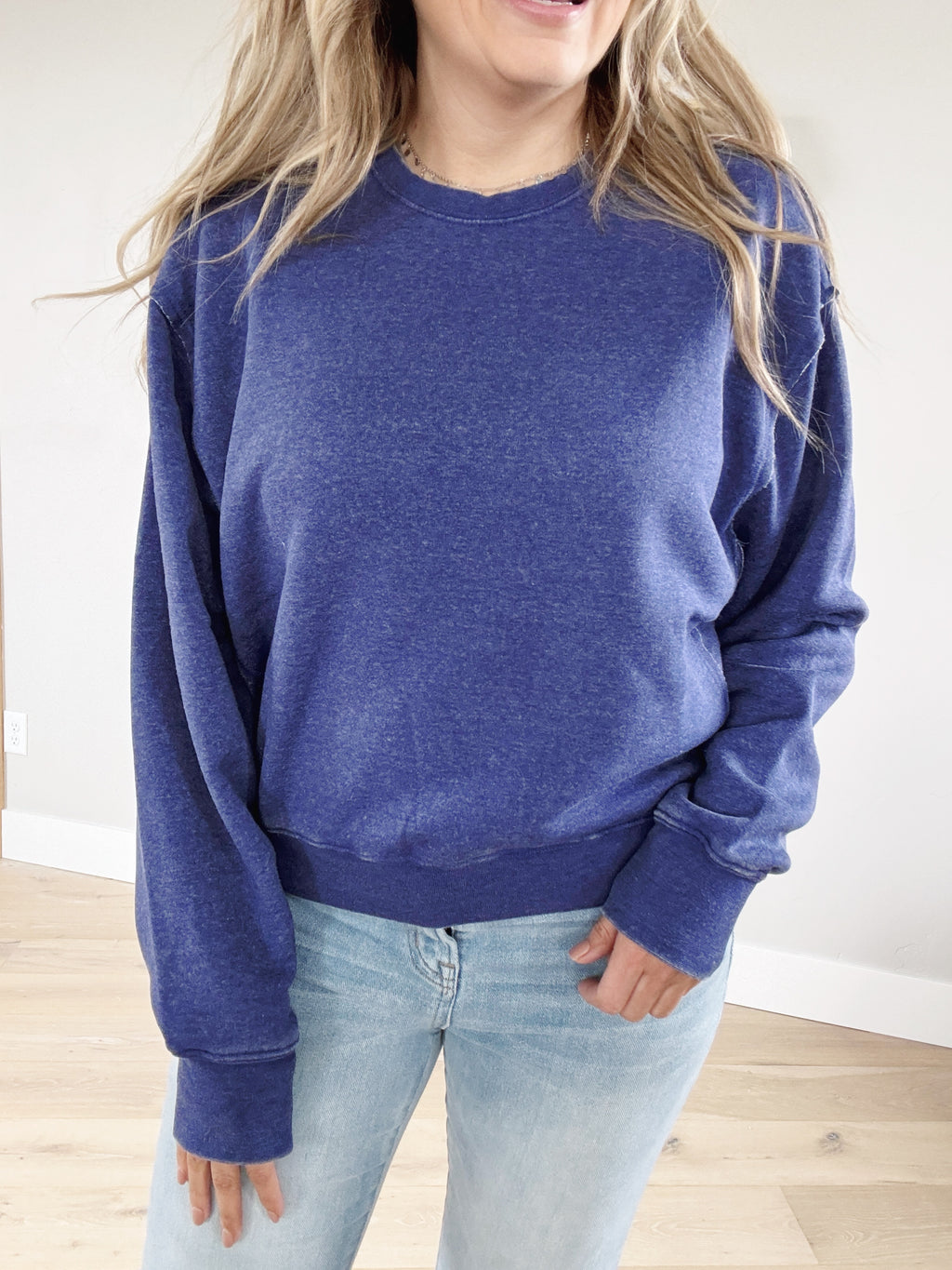 Rest Day Sweatshirt in Dusty Indigo