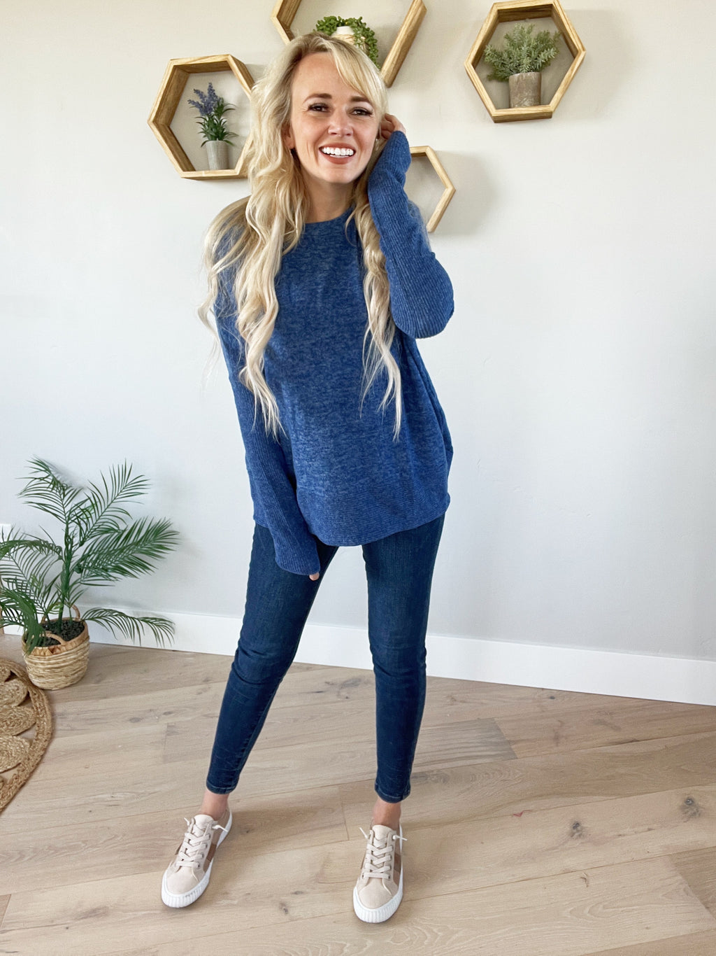 Own Your Style Brushed Dolman Sleeve Sweater (Multiple Colors)