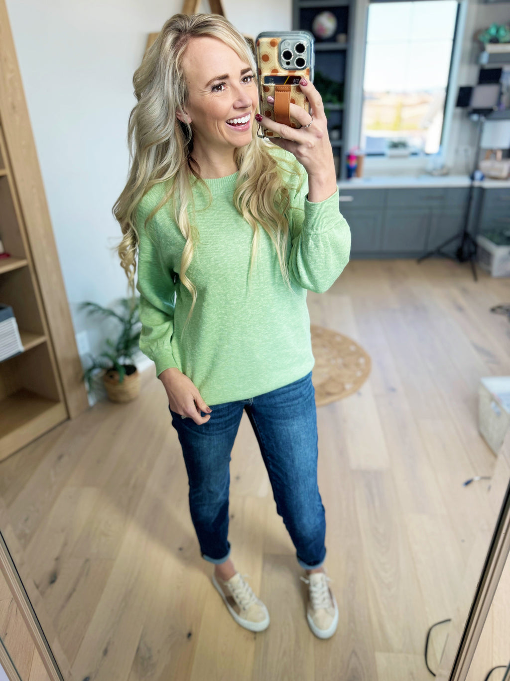The Bailey Sweater in Sprout