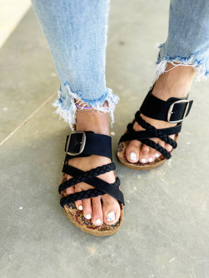 Very G Nora Sandals in Black