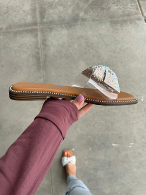 Very G Jessica Sandals in White (SALE)