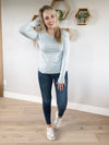 Be There Sweater in Sea Blue