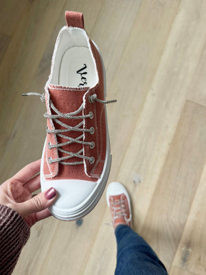 Very G Aman Shoes in Sparkle Rust