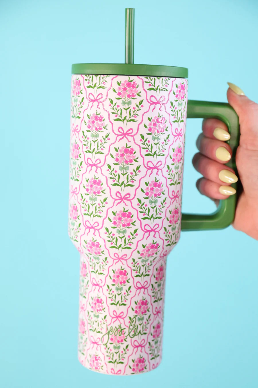 Botanical Garden Tumbler in Green