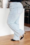 Judy Blue High Rise Tummy Control Vintage Wash Straight Jeans