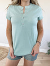 Lucky Top in Sage