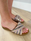 Blowfish Destination Sandals in Pretty Pink, Gold, and Pewter (SALE)