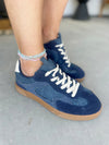 Blowfish Tastic Sneakers in Navy Suede
