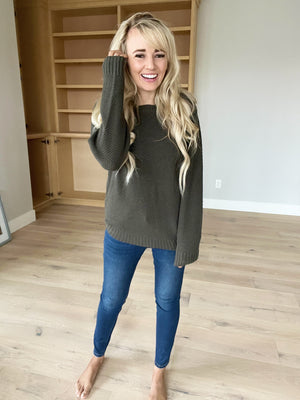 **Doorbuster** Keep It Cool Round Neck Sweater (Multiple Colors)