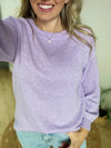 The Bailey Sweater in Lavender