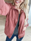 Think About It Jacket in Brick