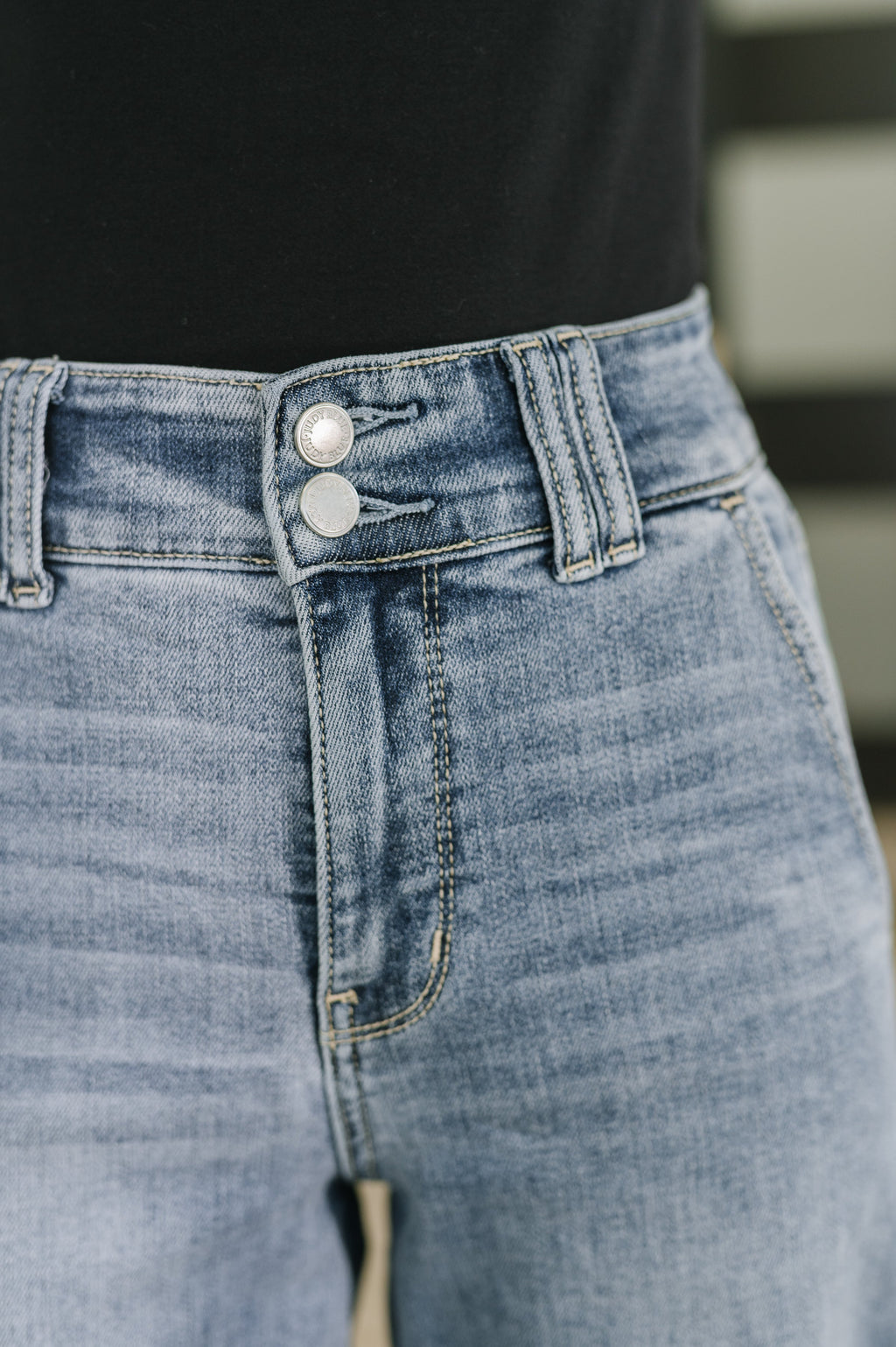 Judy Blue High Waist Trouser Wide Leg