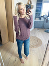 Show Me The Way Long Sleeve in Plum