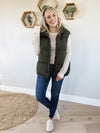 Thread & Supply Kelsey Vest in Black Olive (SALE)
