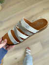 Very G Ginger Sandals in White (SALE)
