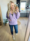 Show Them What You Got Full-Zip Hoodie in Purple Orchid