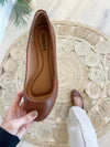 On Your Toes Ballet Flats in Camel