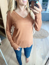 Get Up and Go Sweater in Caramel
