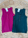 Friends Forever 5 Button Henley (Multiple Colors) (SALE)