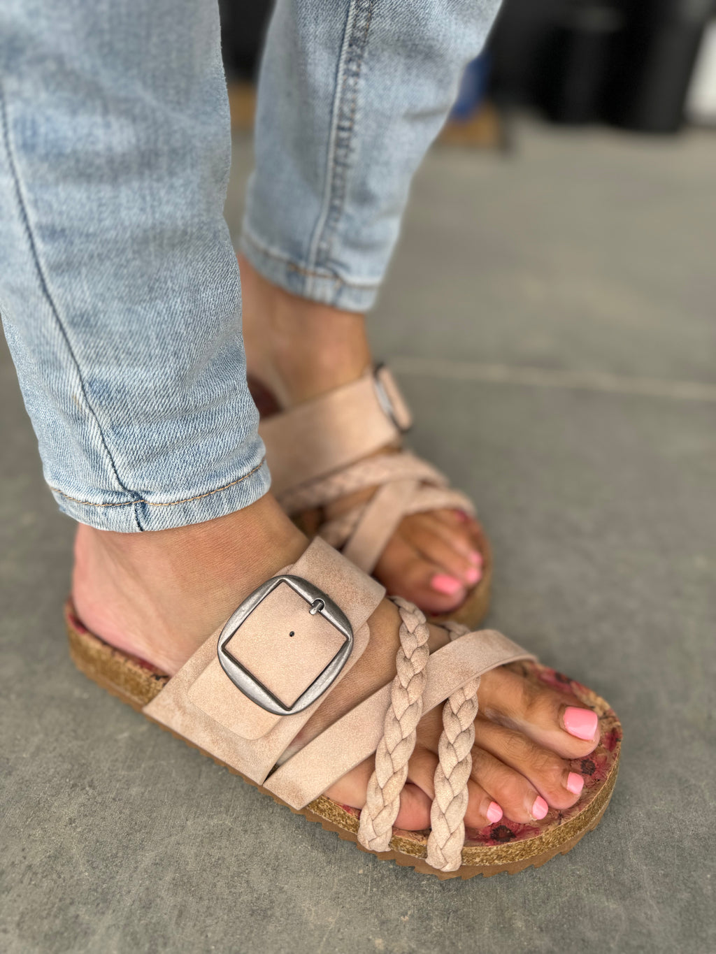 Very G Nora Sandals in Blush (Ships in 2-3 Weeks)