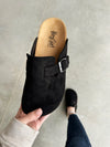 Corky's One For the Books Basket Shoes in Black Faux Suede