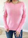 Beautiful Day Sweater in Light Pink