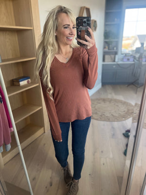 Thread & Supply Shannon Top in Cognac