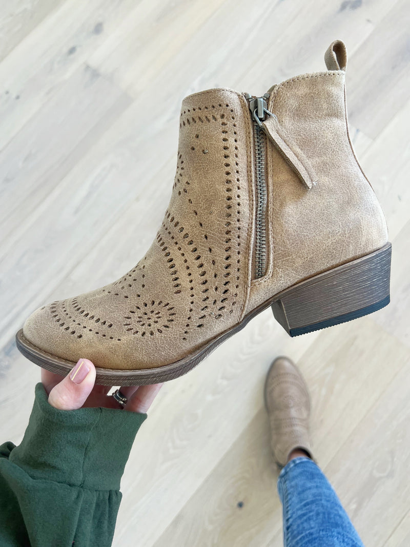 Very G Ask Me Again Bootie in Light Brown