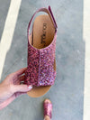 Corky's Mixed Berry Glitter Wedge Sandal (SALE)