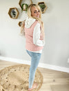 Ready As I'll Ever Be Padded Vest in Rose