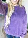 Not Over You Pullover in Violet