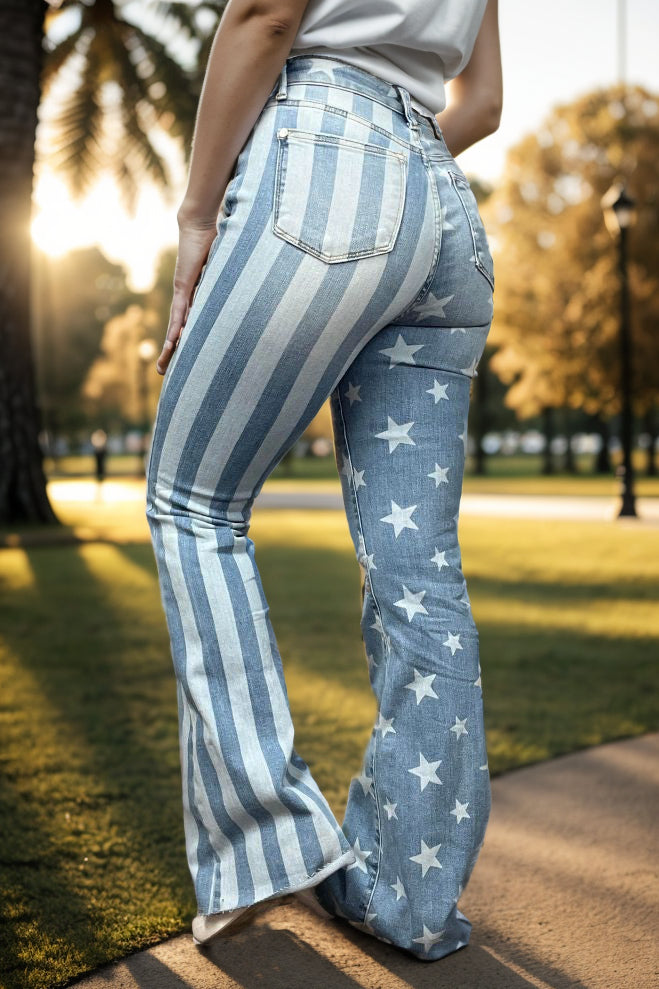 Judy Blue Freedom Rings Flares