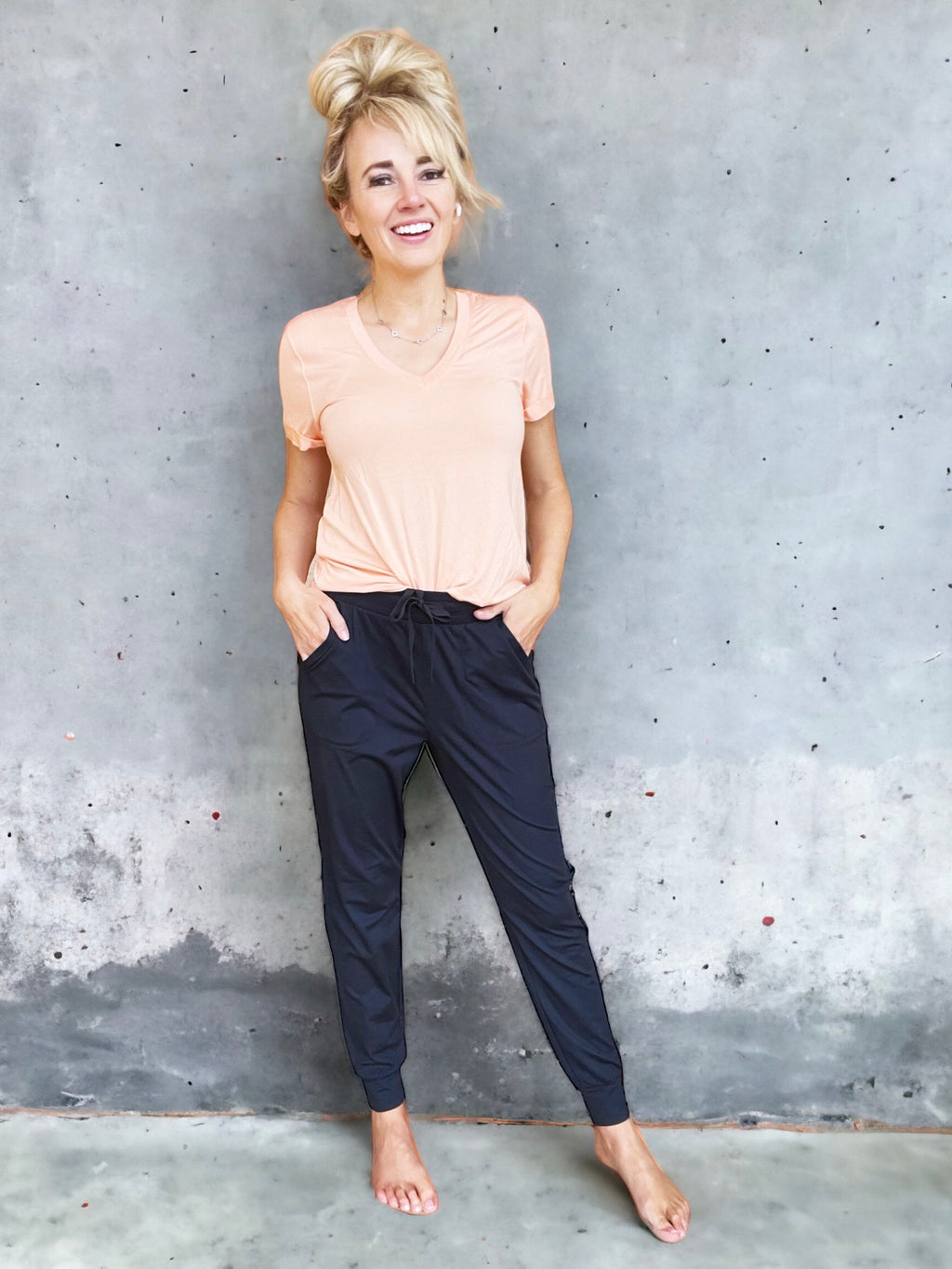 Thread & Supply Travel Joggers in Black